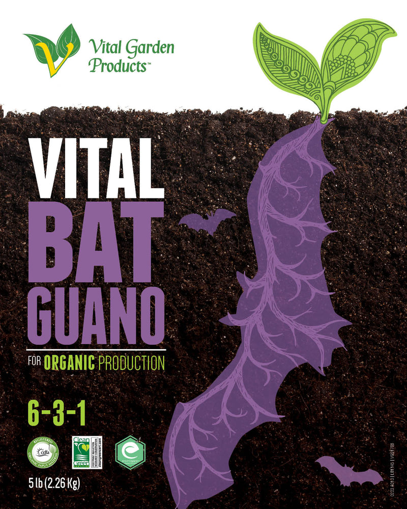 Vital Bat Guano - High-Nitro Fertilizer 6-3-1