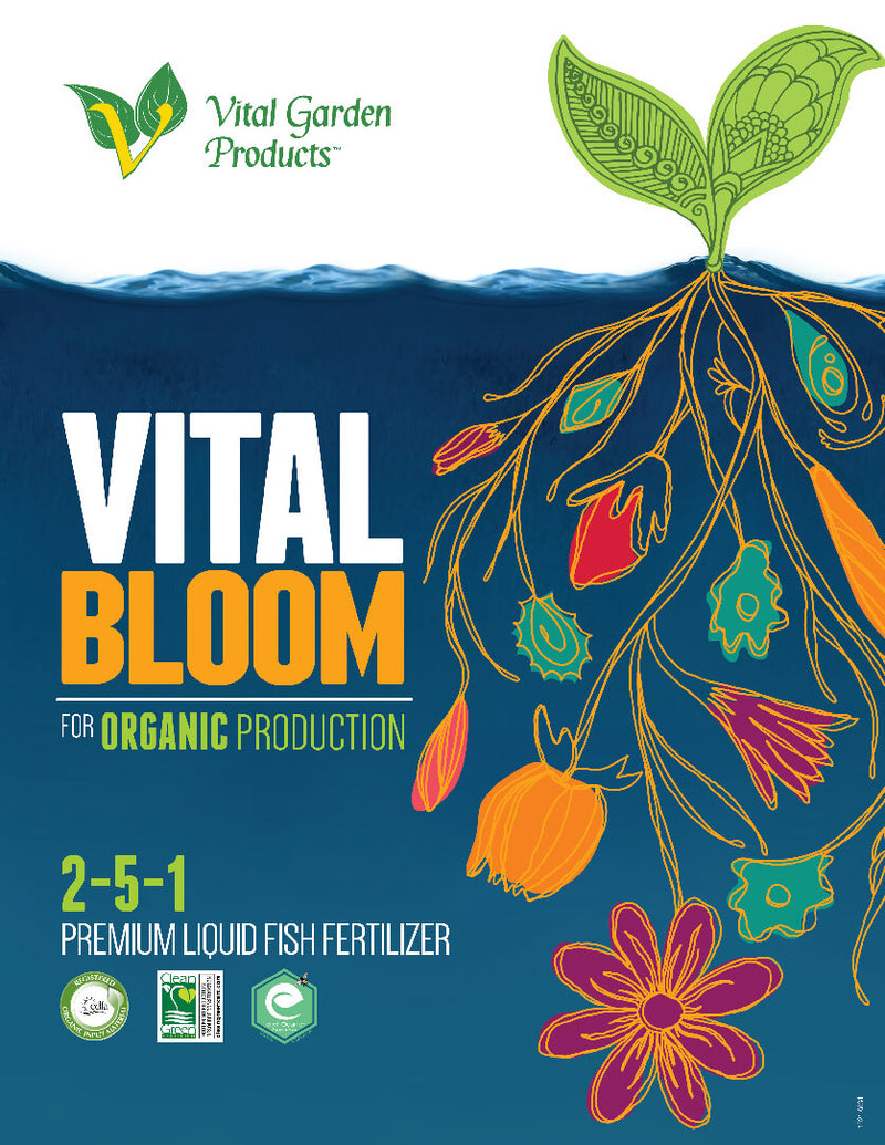 Vital Garden Products Vital Bloom front label