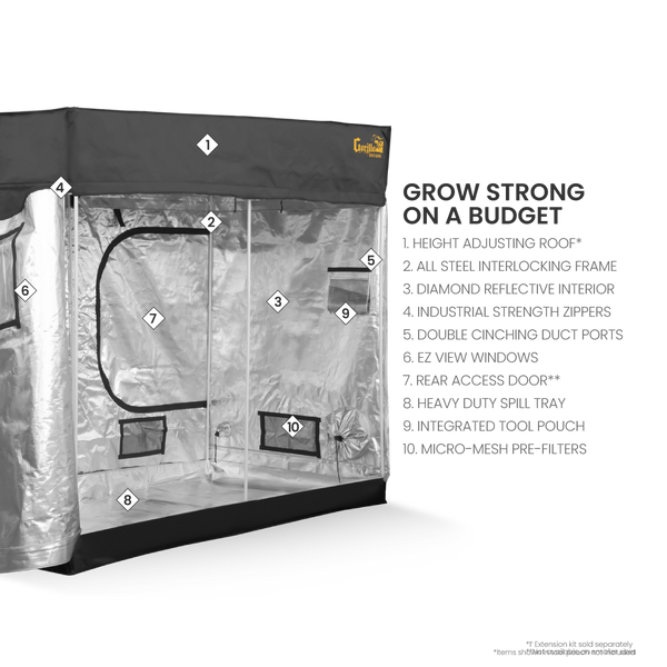 Gorilla Grow Tent 4x8 features