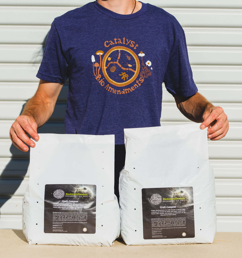 Catalyst Bioamendments Craft Compost large and small bag