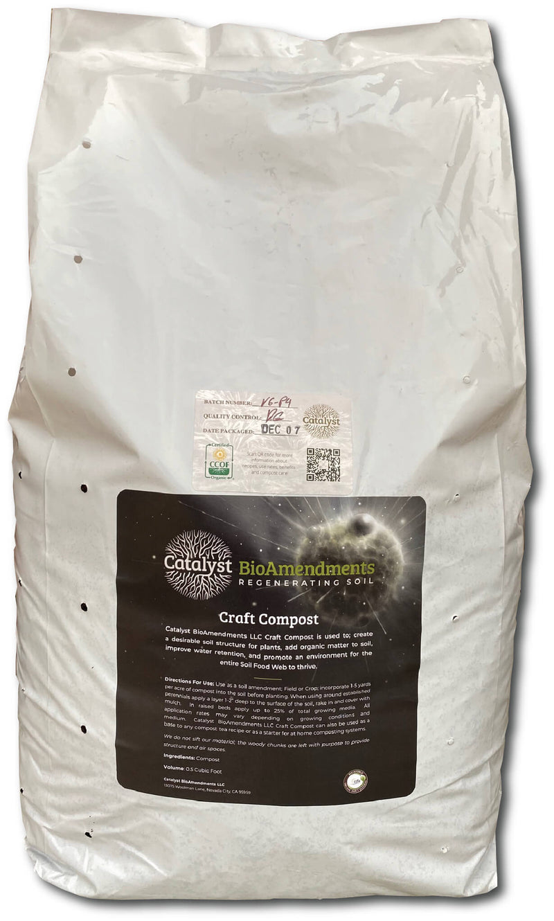 Catalyst Bioamendments Craft Compost bag