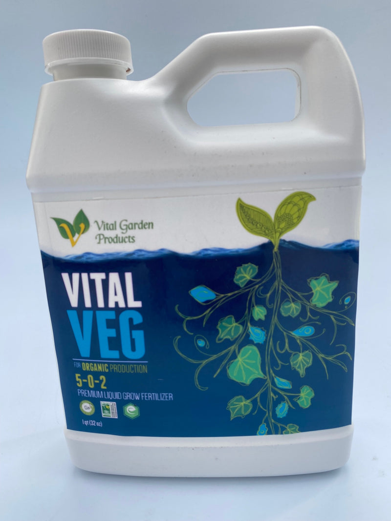 Vital Garden Products Vital Veg Grow Fertilizer 1 quart