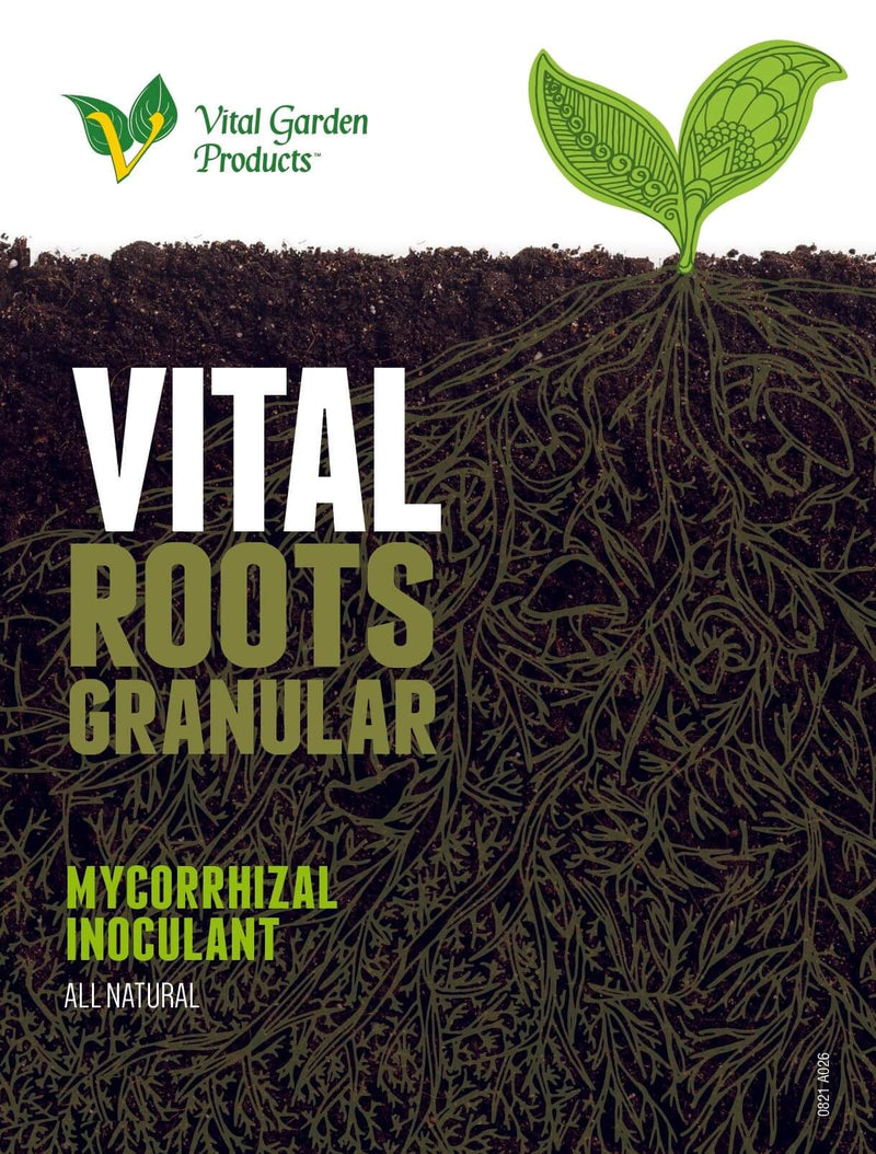 Vital Garden Products Vital Roots Granular Mycorrhizal Inoculant front label