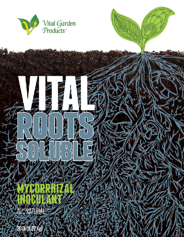 Vital Garden Products Vital Roots Soluble Mycorrhizal Inoculant front label